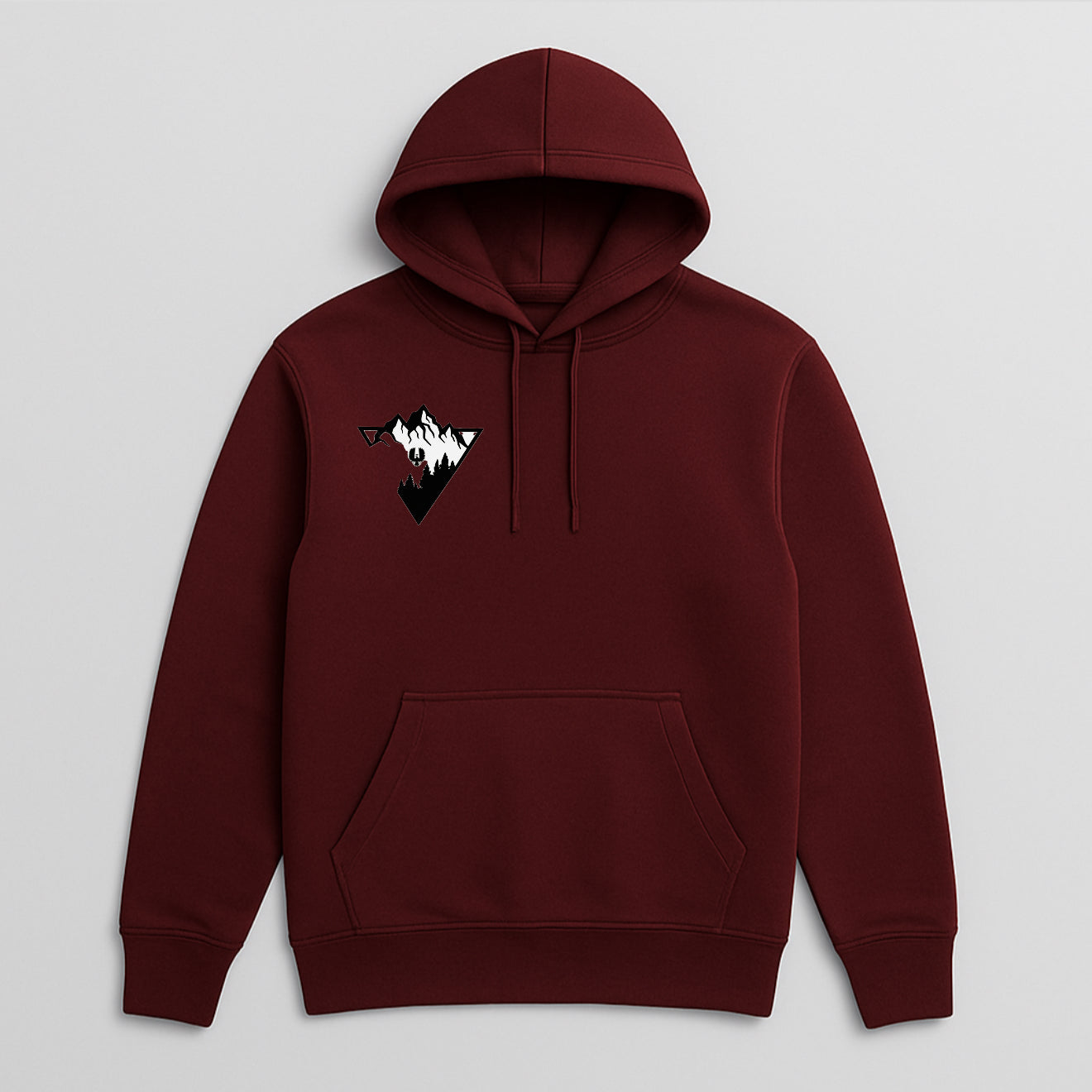 Andean Essential Hoodie - Vino
